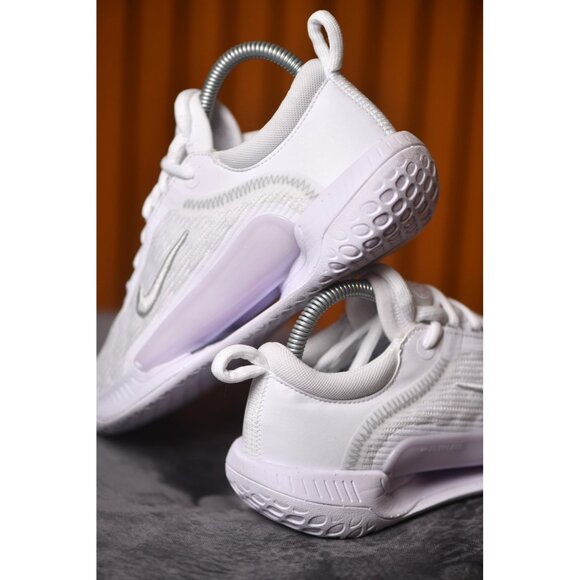 New! Size: 6.5 Women | Nike Court Zoom NXT | White Metallic Silver | DV3282-101 - Picture 2 of 16